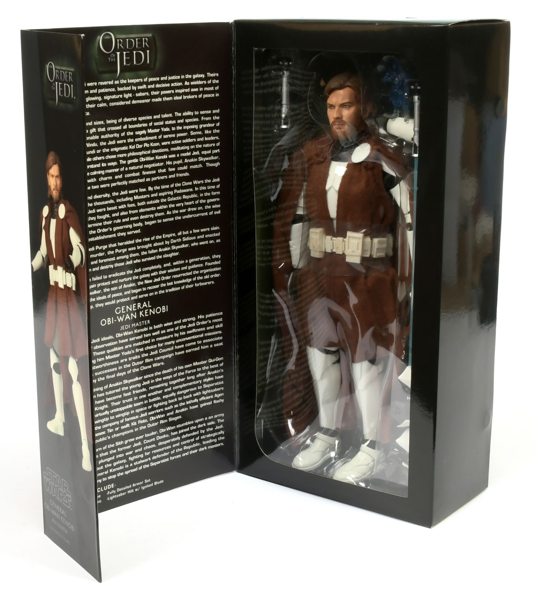 Sideshow Exclusive Star Wars Obi-Wan Kenobi Clone Wars 1:6th scale figure - Bild 2 aus 2