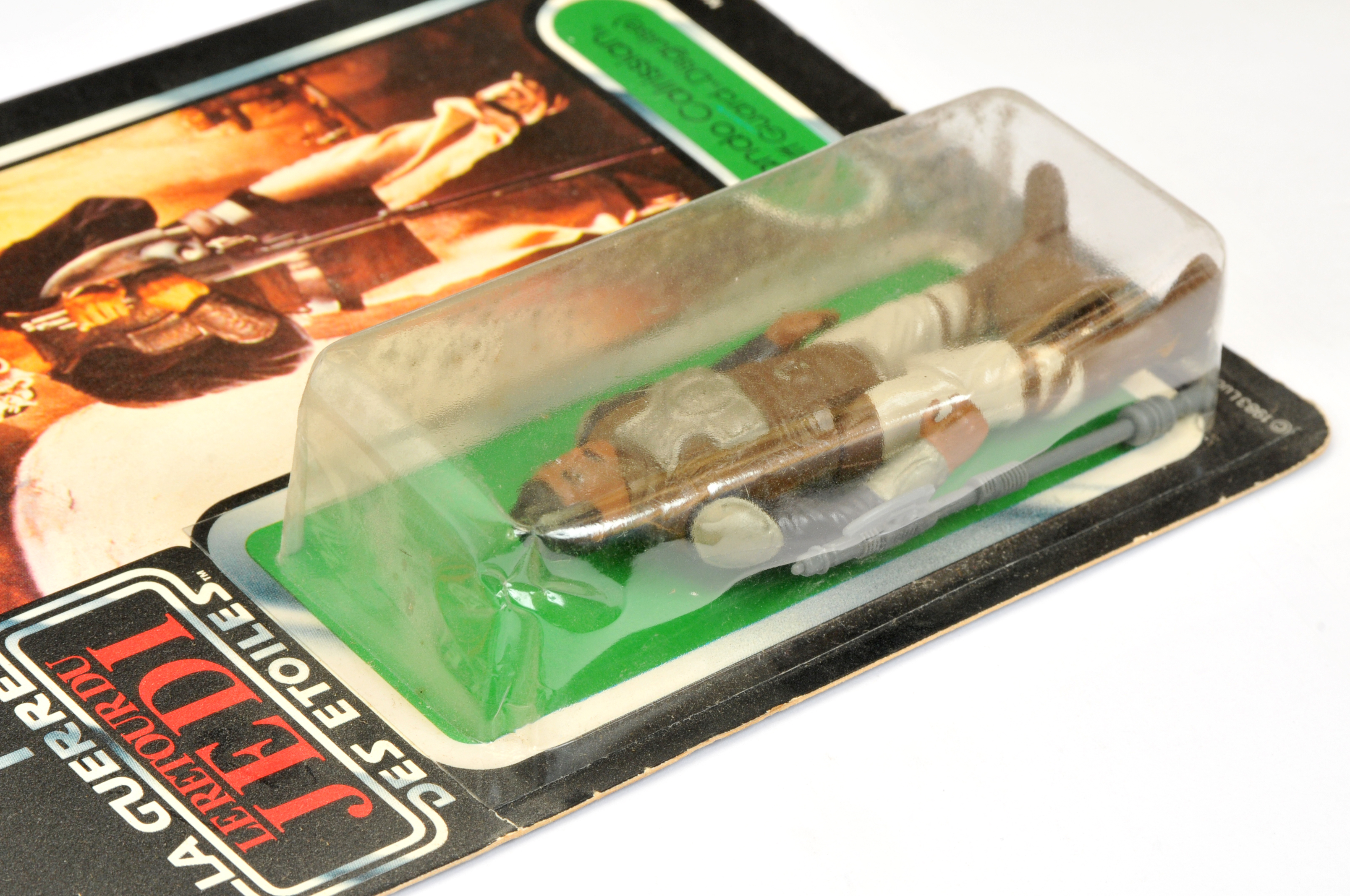 Palitoy Star Wars vintage Return of the Jedi Tri-Logo Lando Calrissian Skiff Guard 3 3/4" figure - Image 4 of 4