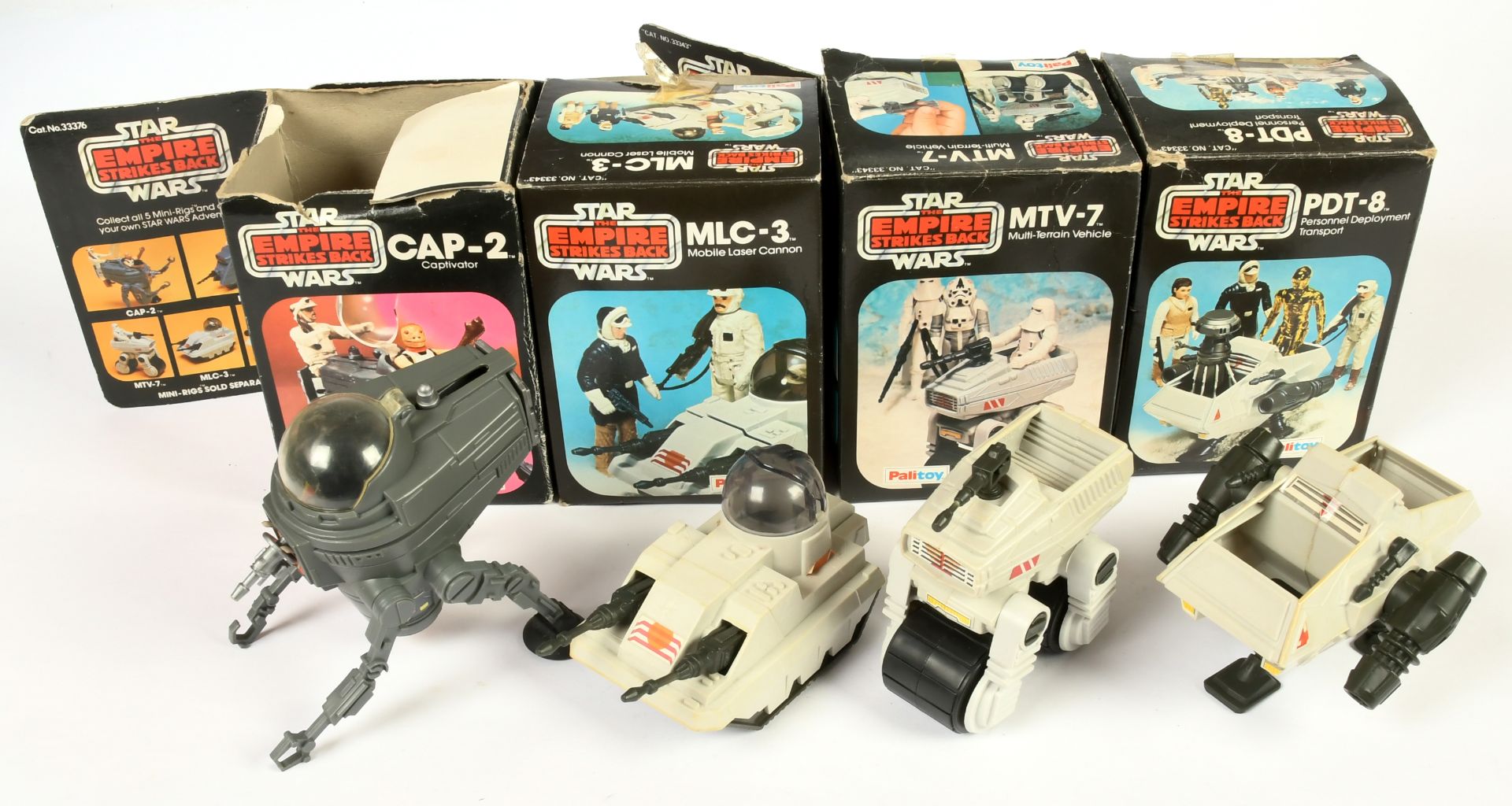 Palitoy Star Wars Empire Strikes Back vintage mini-rigs x 4