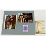 Star Wars The Return of The Jedi "Furry Allies" Ewoks, pair of photographs, signed by Mike Edmond...