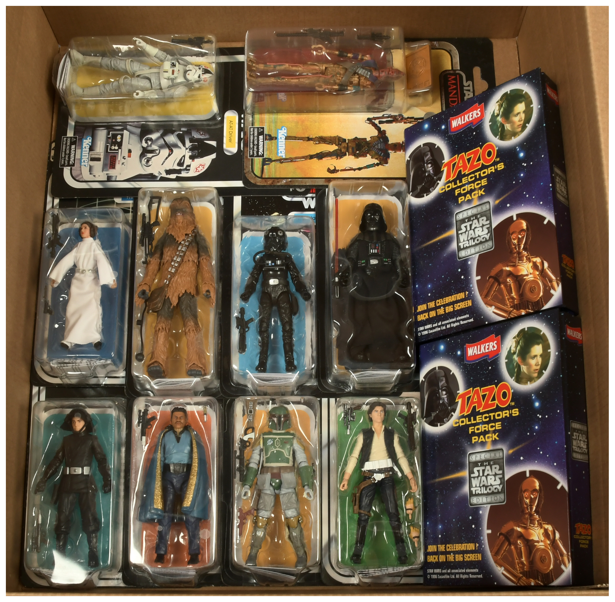 Hasbro Star Wars Black Series and Credit Series 6" figures x 10