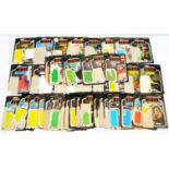 Quantity of Kenner Star Wars Return of the Jedi Vintage 3 3/4" Action Figure Card Backs