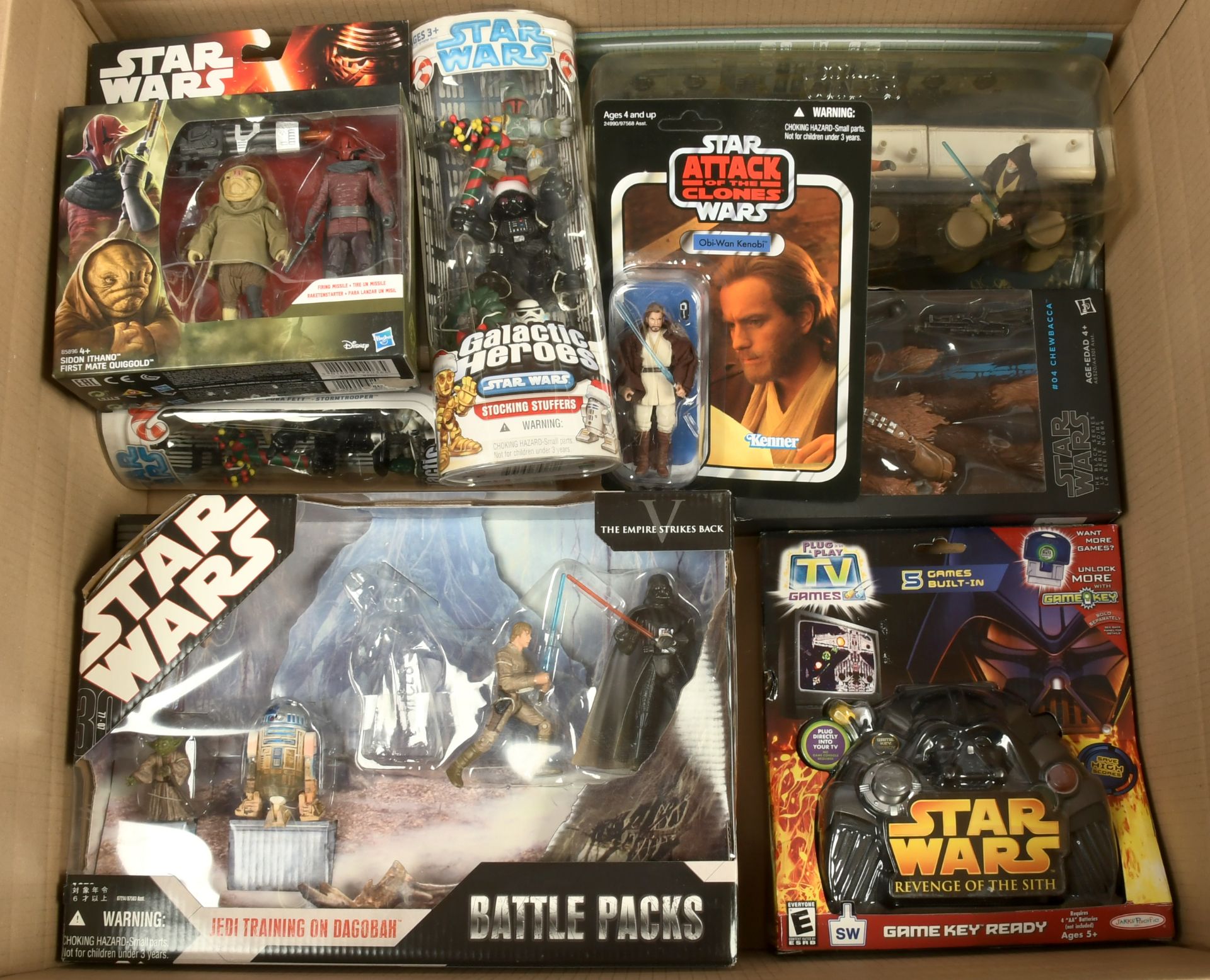 Hasbro Star Wars quantity of modern collectables