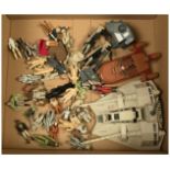 Selection of Kenner Star Wars vintage vehicles and 3 3/4" figures