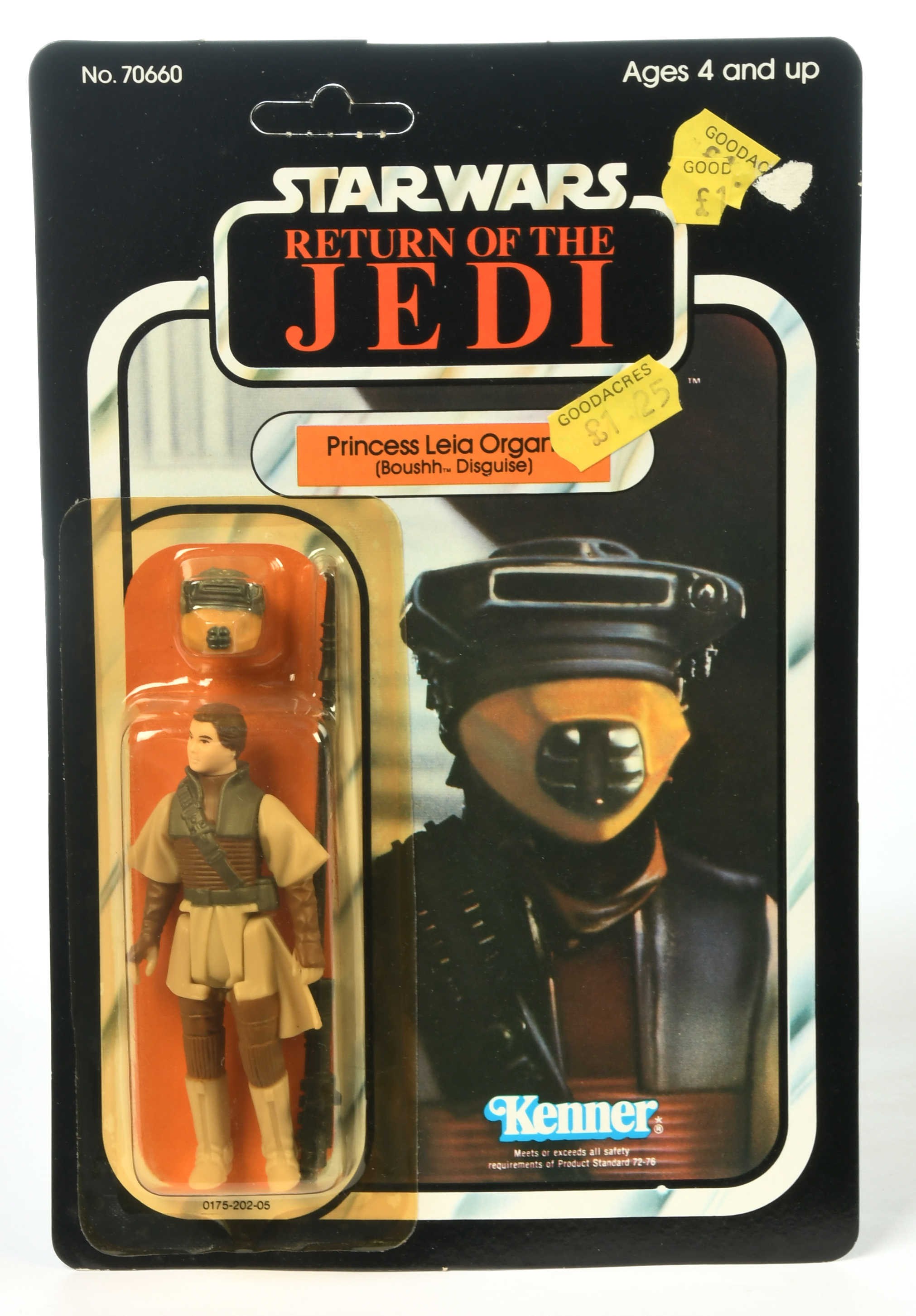 Kenner Star wars vintage Return of the Jedi Princess Leia Boushh 3 3/4" figure