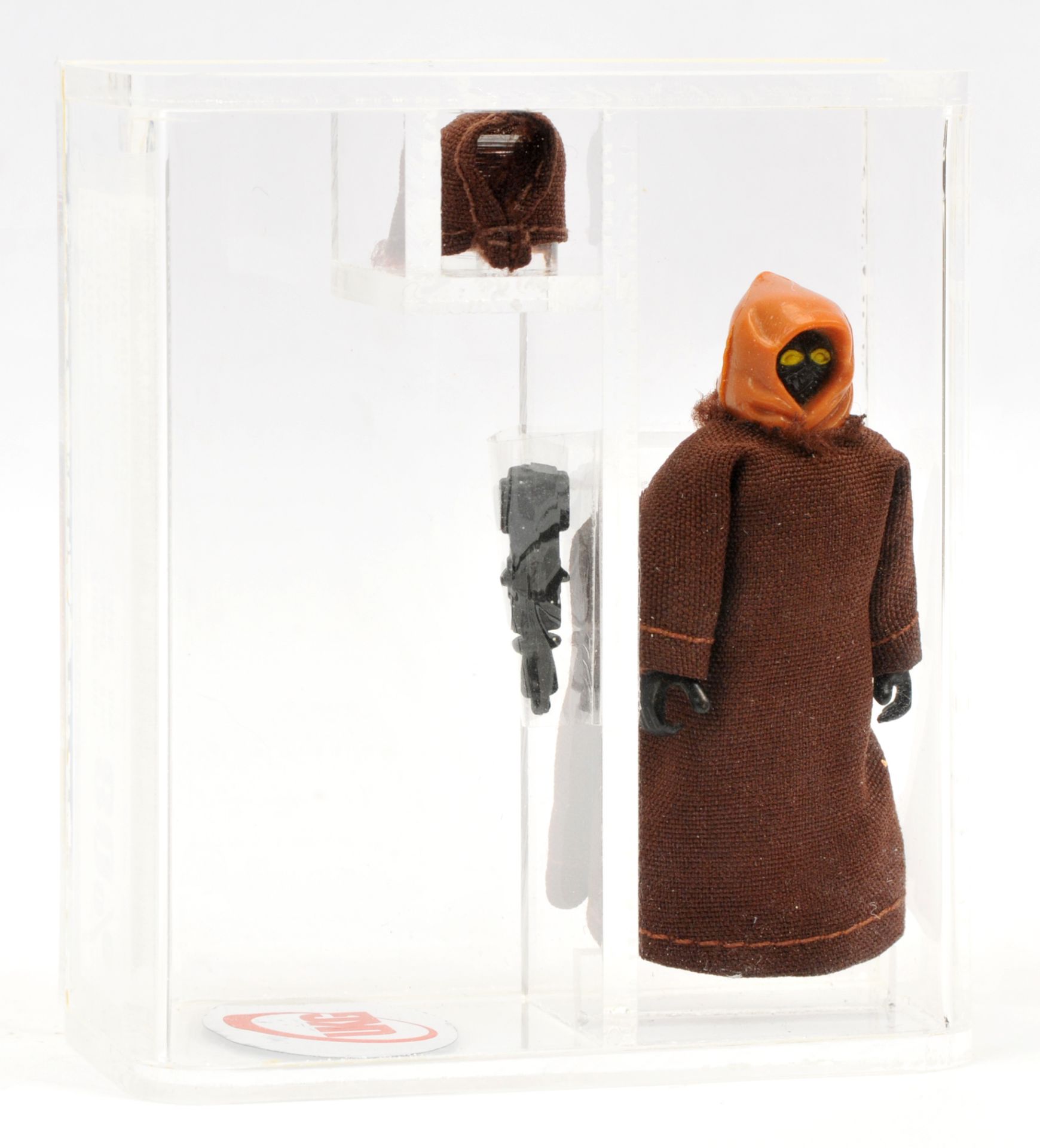 Lili Ledy Star Wars vintage Jawa removable hood 3 3/4" figure, UKG Graded 80% - Bild 2 aus 3