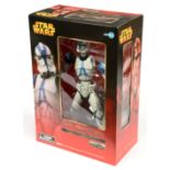 Kotobukiya ARTFX Star Wars Clone Trooper EP3 version 1:7 scale pre-painted soft vinyl model kit s...