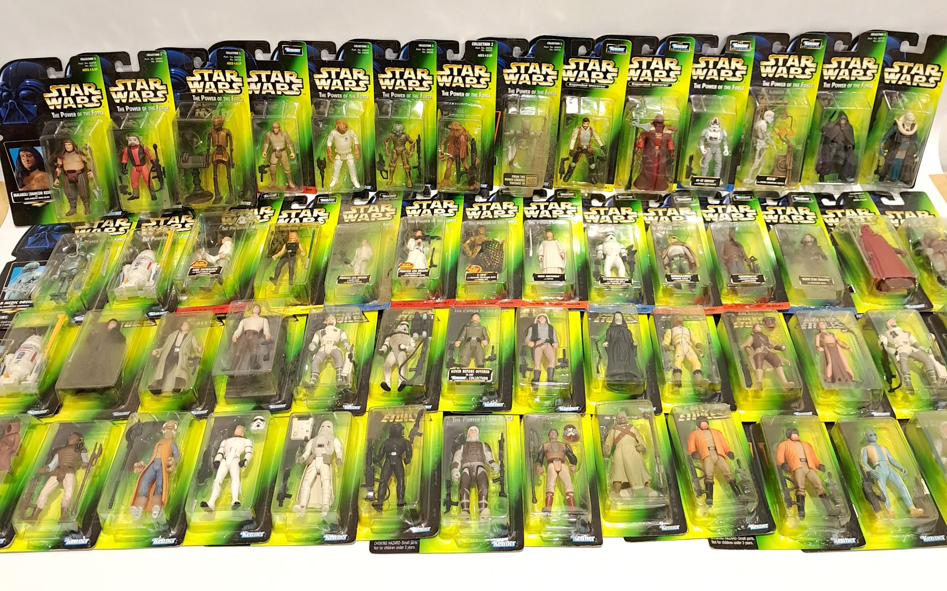 Quantity of Kenner Star Wars Power of the Force Carded Figures