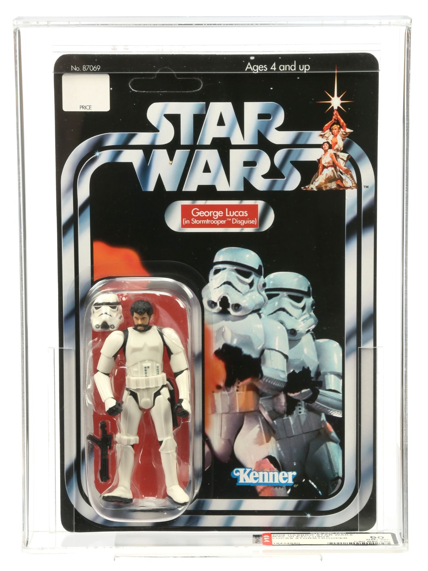 Hasbro Star Wars 2006 Mail-In Exclusive George Lucas (In Stormtrooper Disguise) AFA Graded Action...