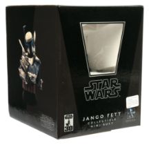 Gentle Giant Star Wars Attack Of The Clones Jango Fett collectible mini bust