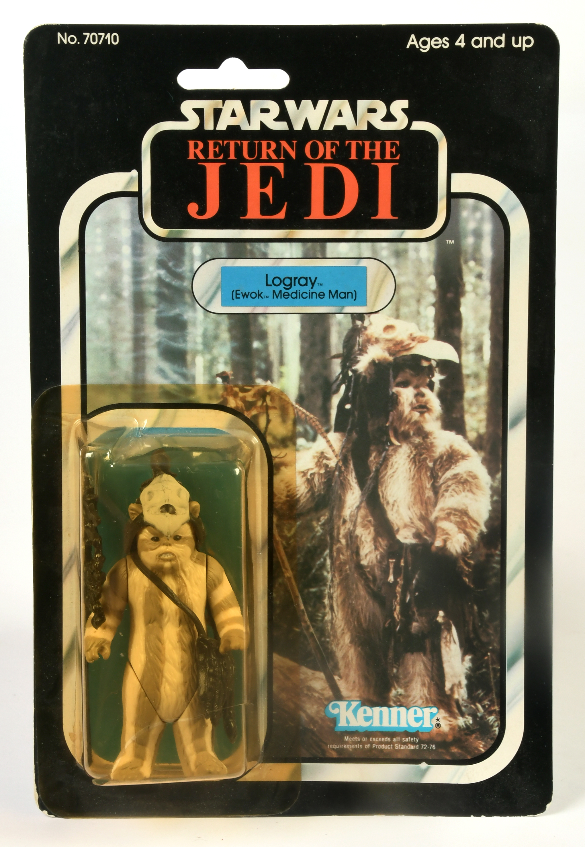 Kenner Star Wars vintage Return of the Jedi Logray 3 3/4" figure