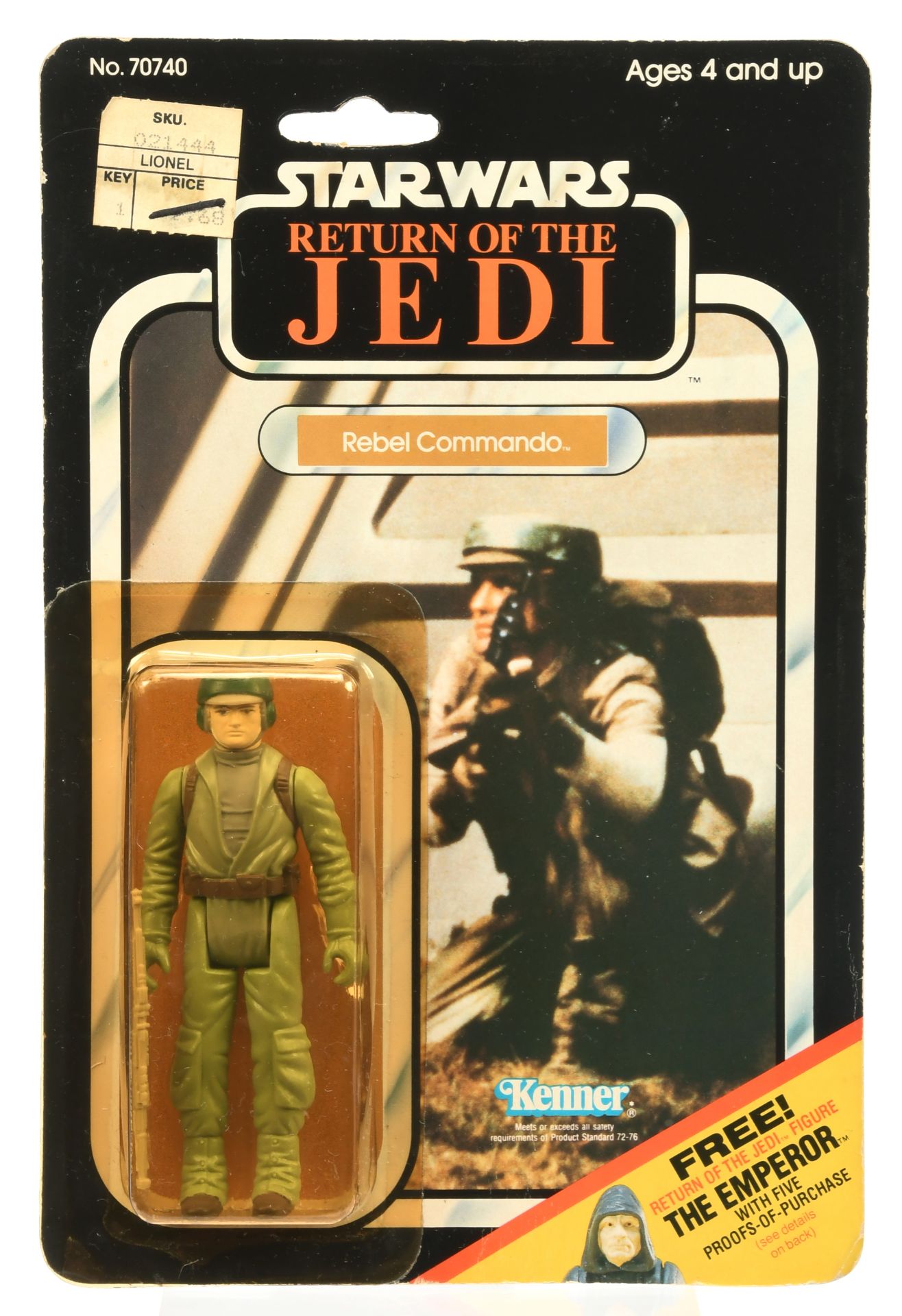 Kenner Star Wars vintage Return of the Jedi Rebel Commando 3 3/4" figure