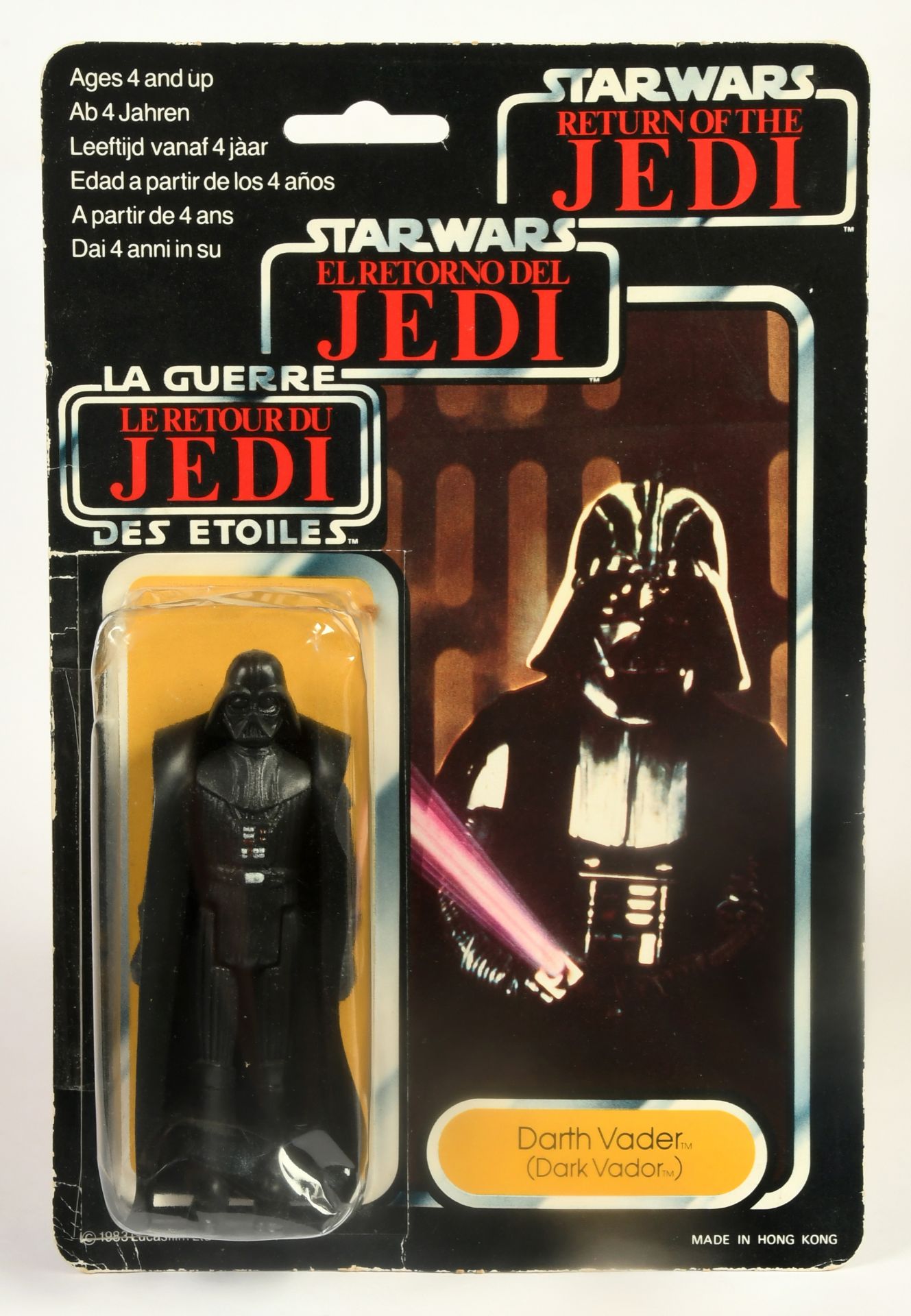 Palitoy Star Wars vintage Tri-Logo Darth Vader 3 3/4" figure