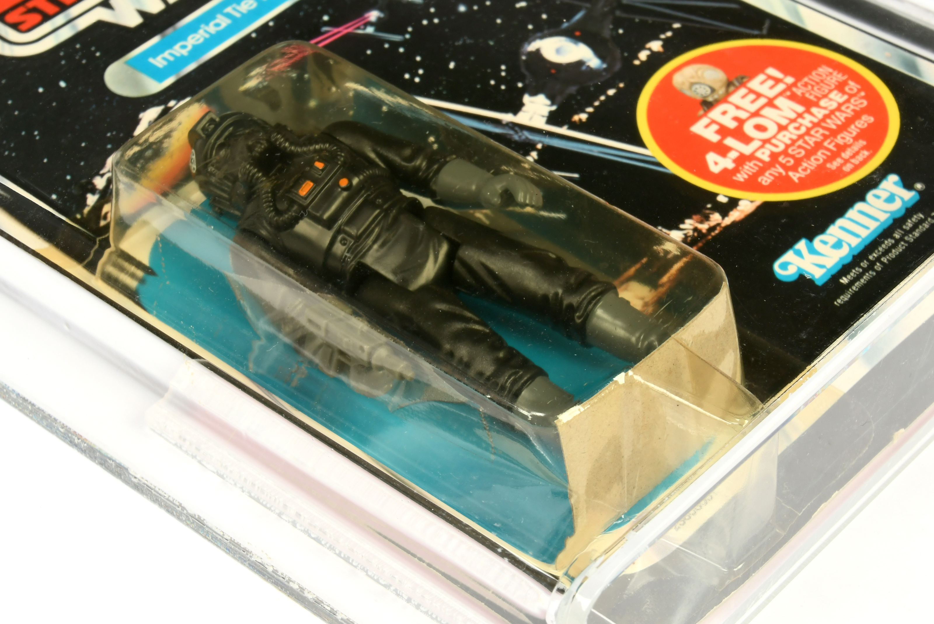 Kenner Star Wars The Empire Strikes Back Imperial TIE Fighter Pilot 3 3/4" Vintage Graded Figure - Image 3 of 5