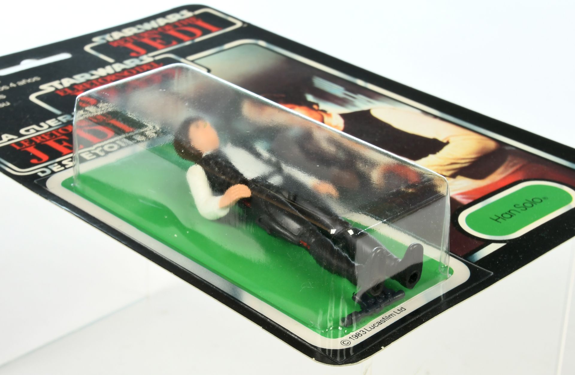 Palitoy Star wars vintage Return of the Jedi Tri-Logo Han Solo 3 3/4" figure - Bild 3 aus 4