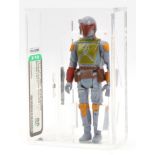 Lili Ledy Star Wars vintage Boba Fett 3 3/4" figure, AFA Graded 85 NM+