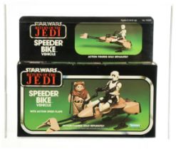 Kenner Star Wars vintage Return of the Jedi Speeder Bike, UKG Graded 75%