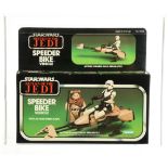 Kenner Star Wars vintage Return of the Jedi Speeder Bike, UKG Graded 75%