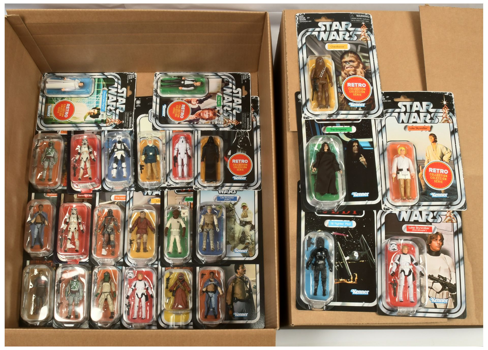 Hasbro Star Wars Vintage Collection and Retro 3 3/4" figures x 25