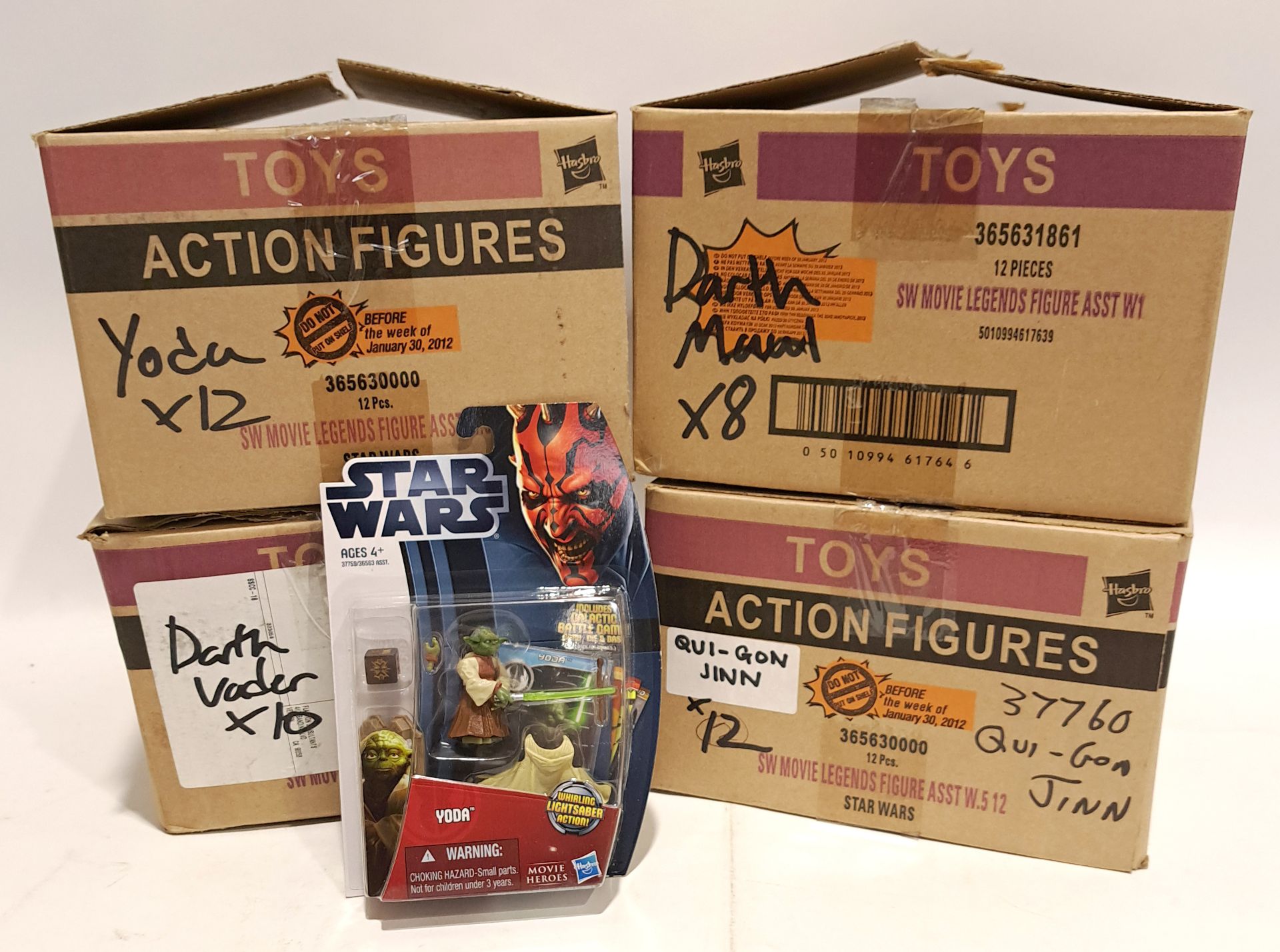 Hasbro Star Wars Movie Legends Action Figures within Trade Boxes x4
