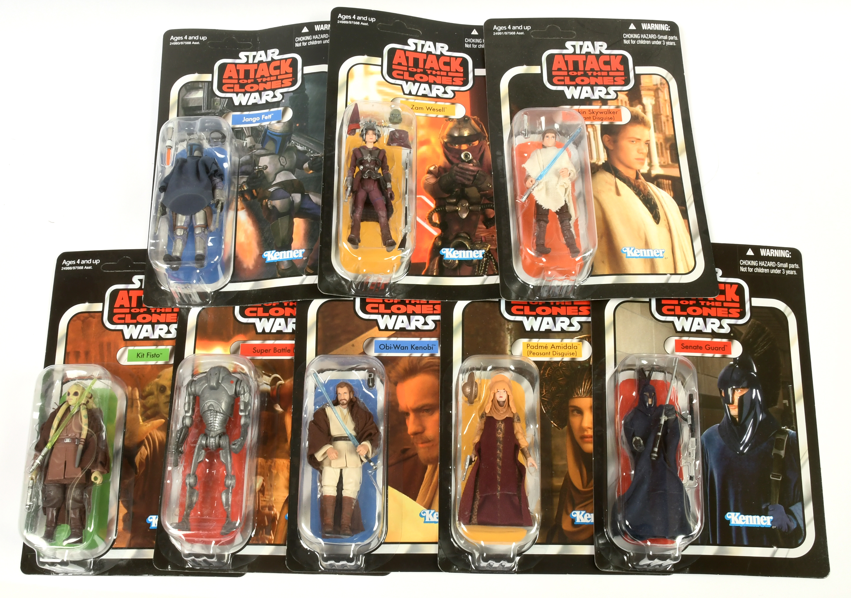 Quantity of Kenner/Hasbro Star Wars The Vintage Collection Attack of the Clones 3 3/4" Action Fig...