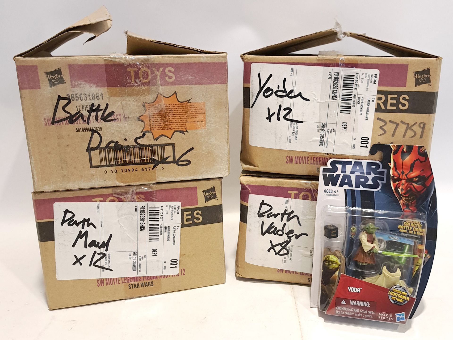 Hasbro Star Wars Movie Legends Action Figures within Trade Boxes x4