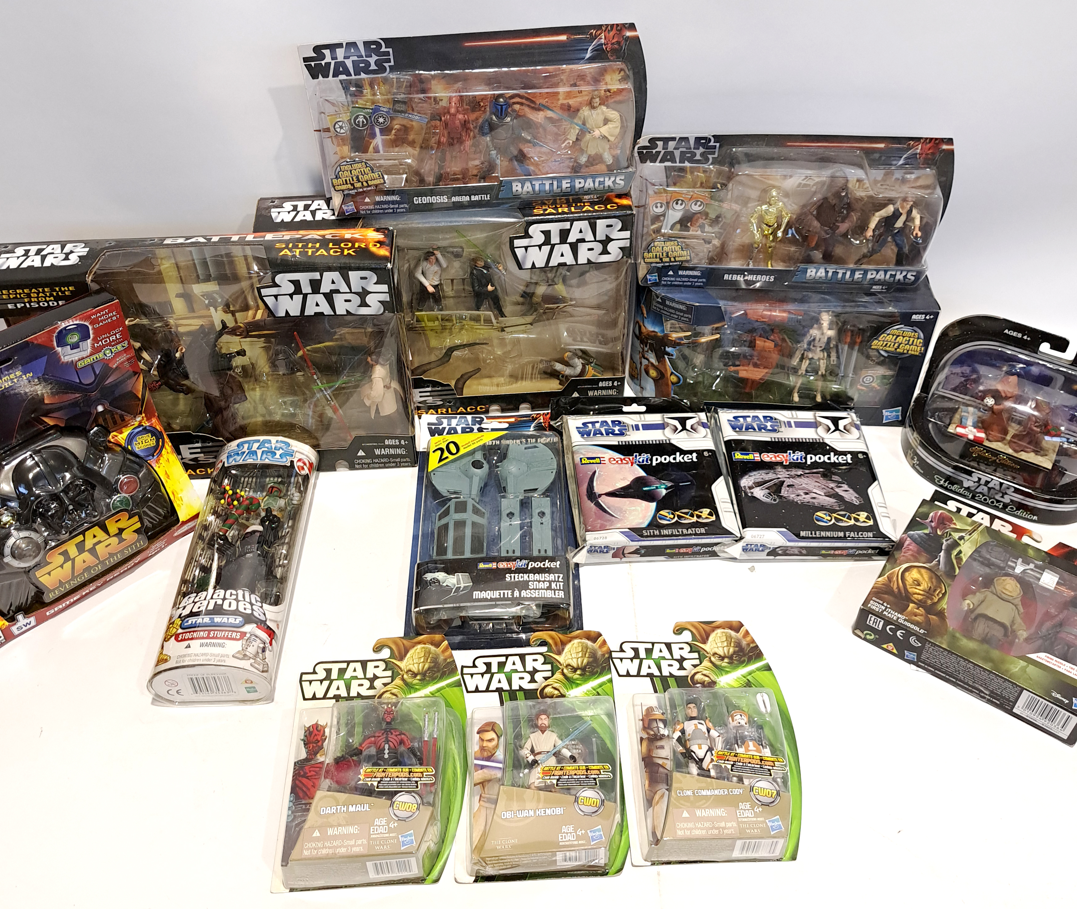 Quantity of Modern Star Wars Collectibles