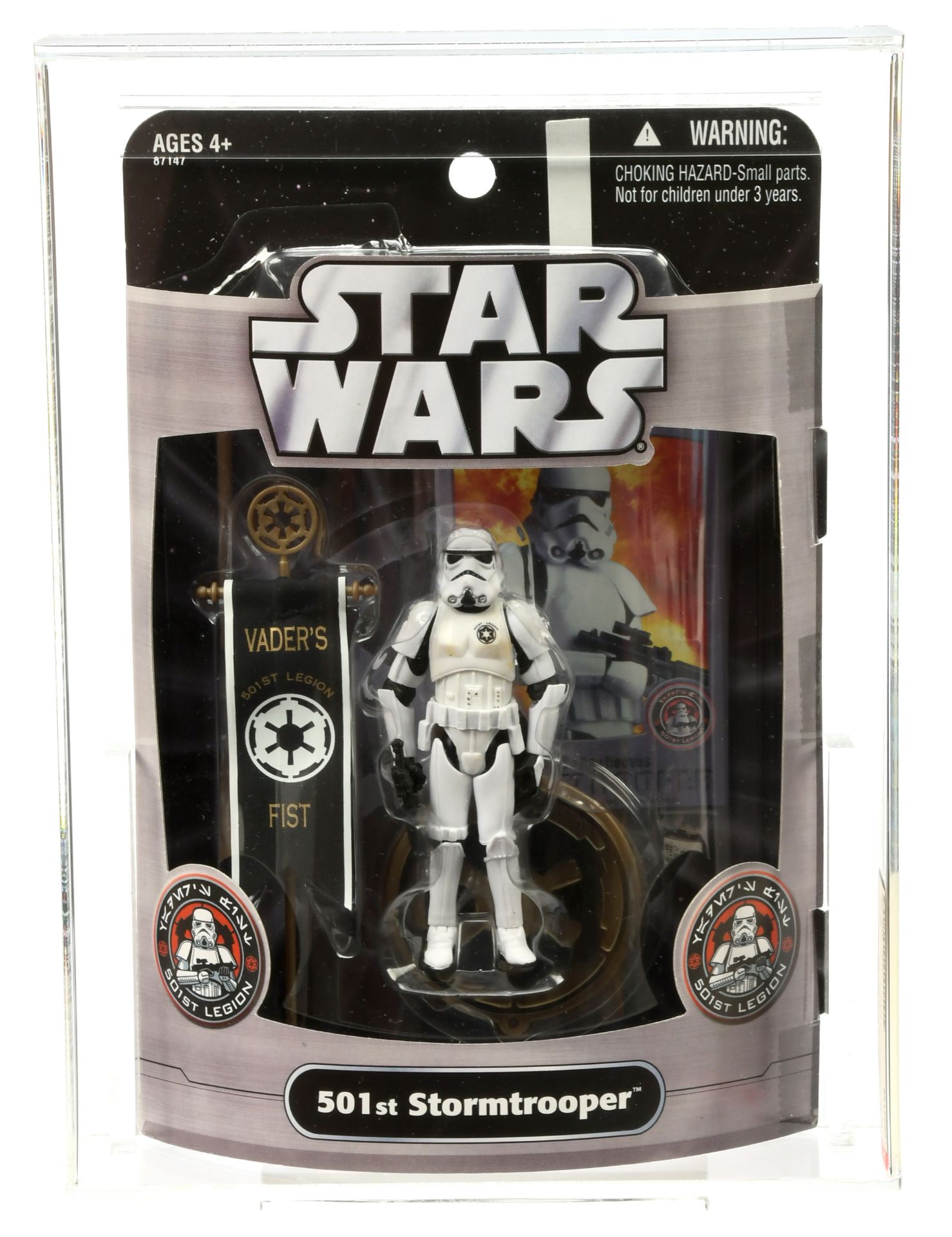 Hasbro Star Wars 2006 Comic Con Exclusive 501st Stormtrooper AFA Graded 3 3/4" Action Figure