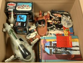 Large selection of vintage Star Wars collectables