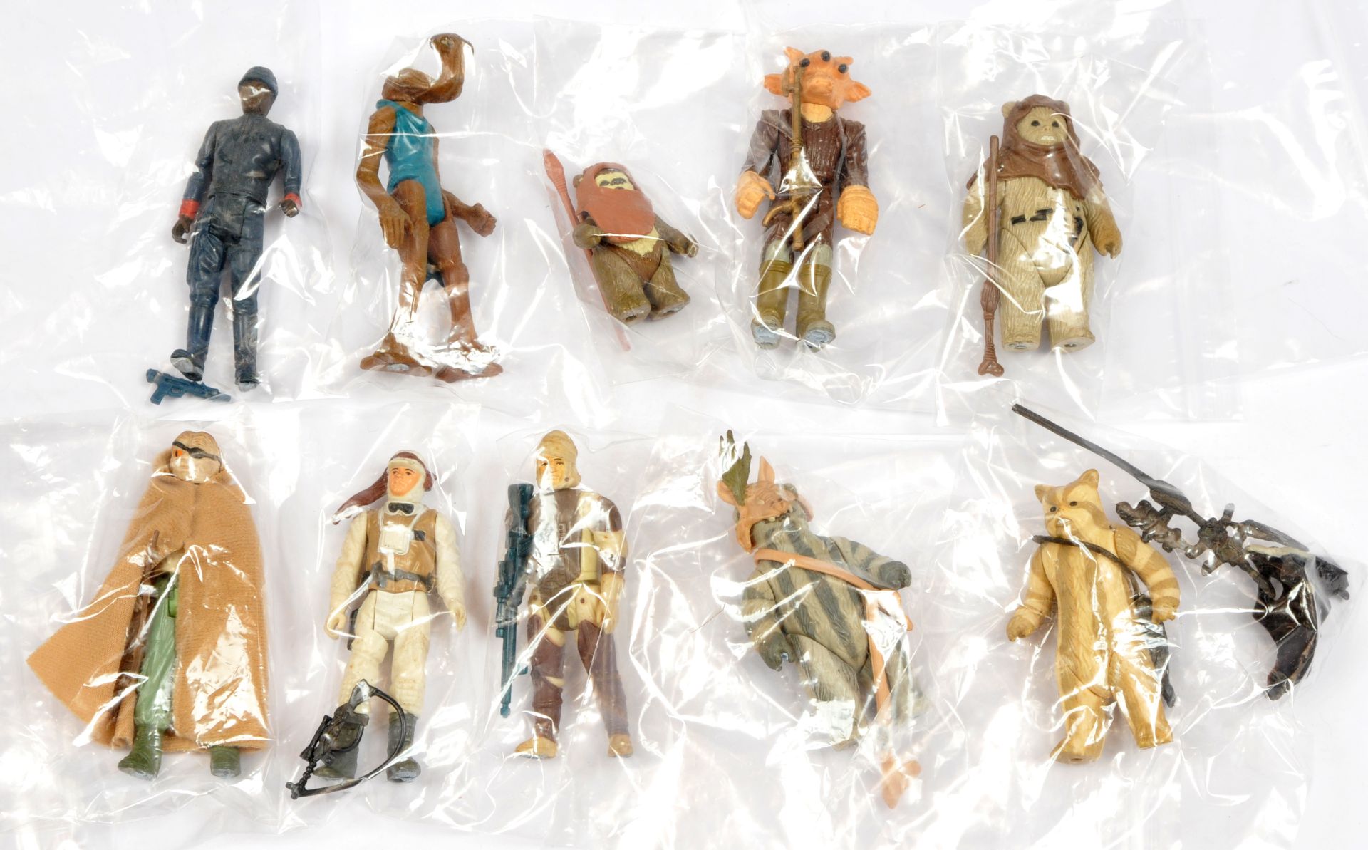 Kenner Star Wars vintage loose 3 3/4" figures x 10