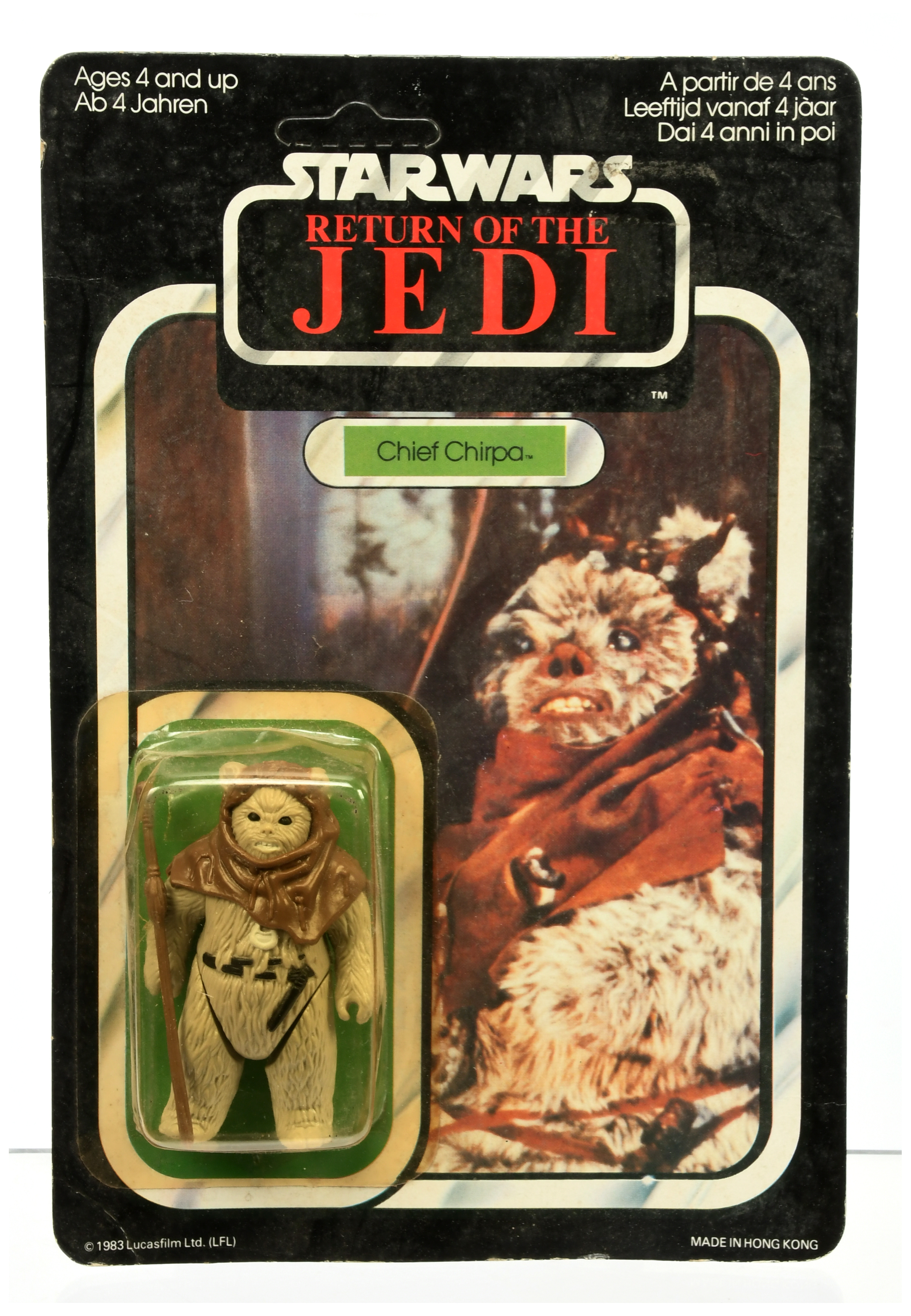 Palitoy Star Wars vintage Return of the Jedi Chief Chirpa 3 3/4" figure