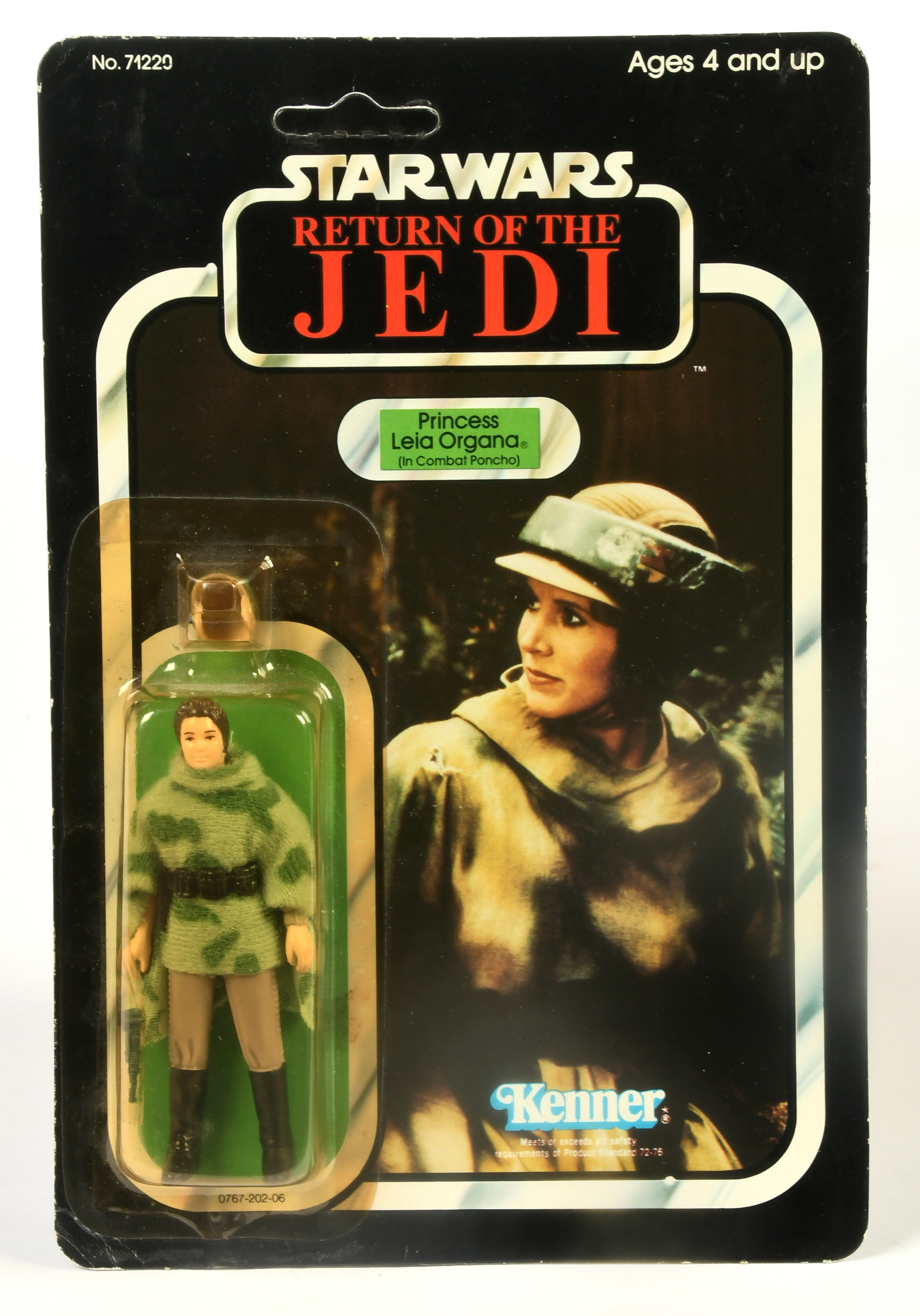 Kenner Star Wars vintage Return of the Jedi Princess Leia Combat Poncho 3 3/4" figure