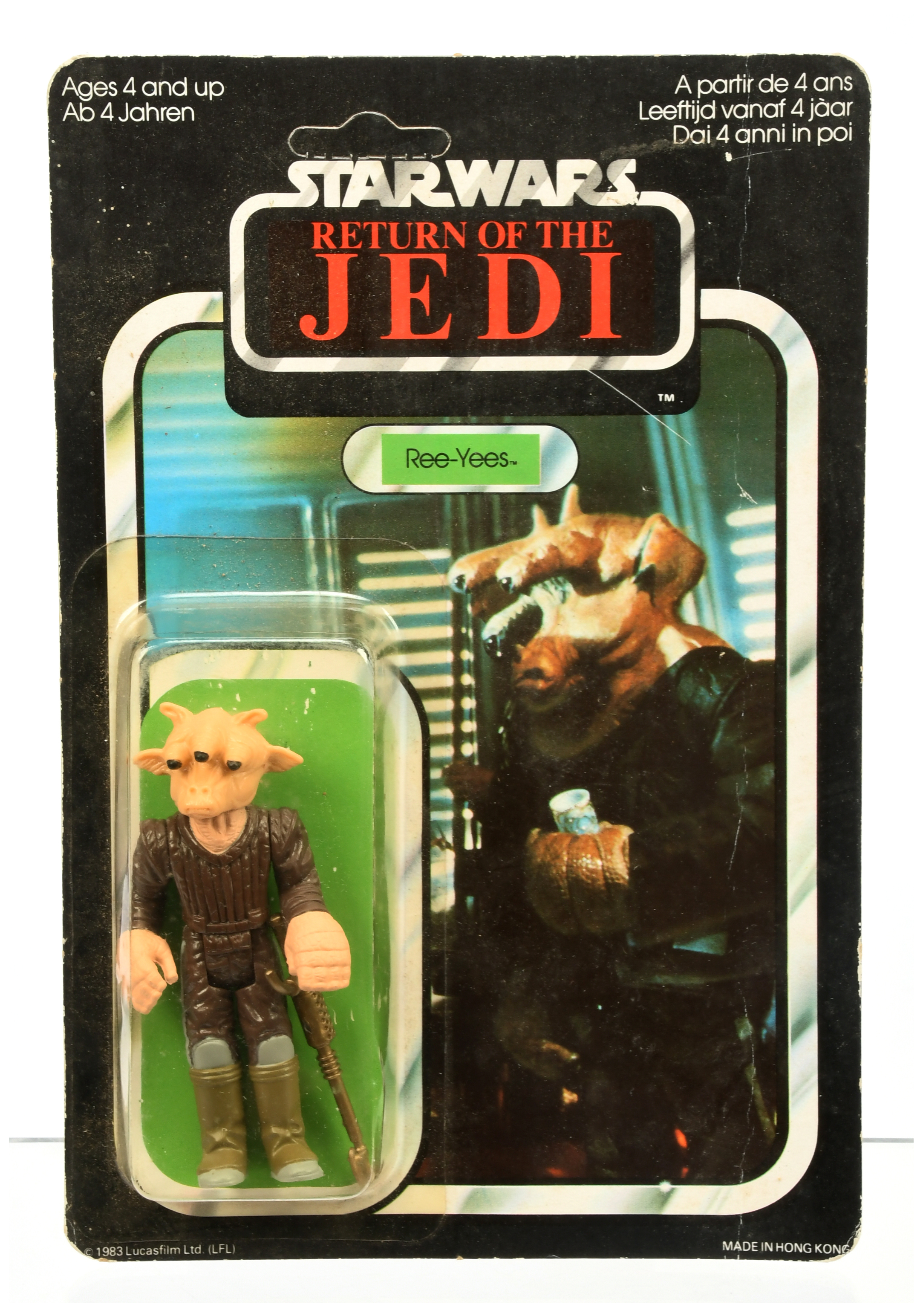 Palitoy Star Wars vintage Return of the Jedi Ree-Yees 3 3/4" figure