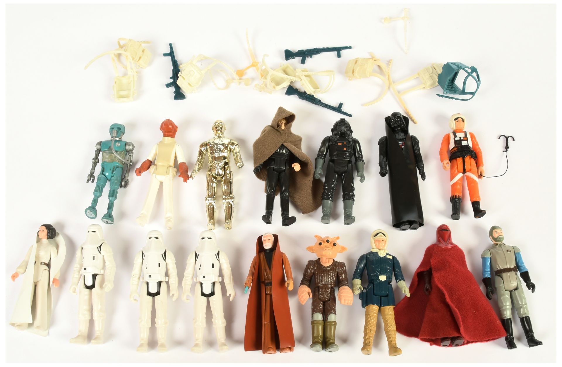 Kenner Star Wars vintage 3 3/4" figures x 16