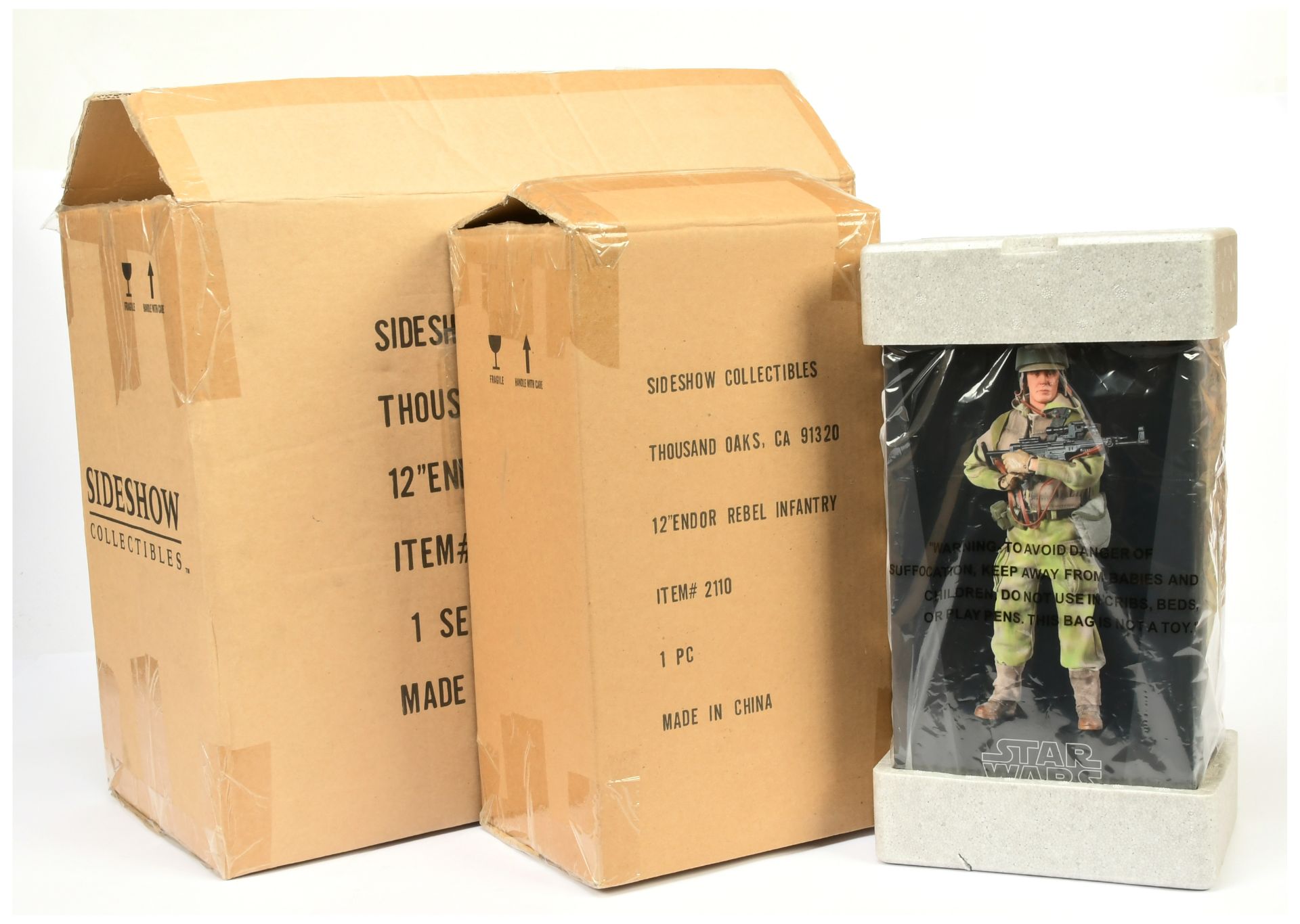 Sideshow Star Wars 12" Endor Rebel Strike 3 figure set