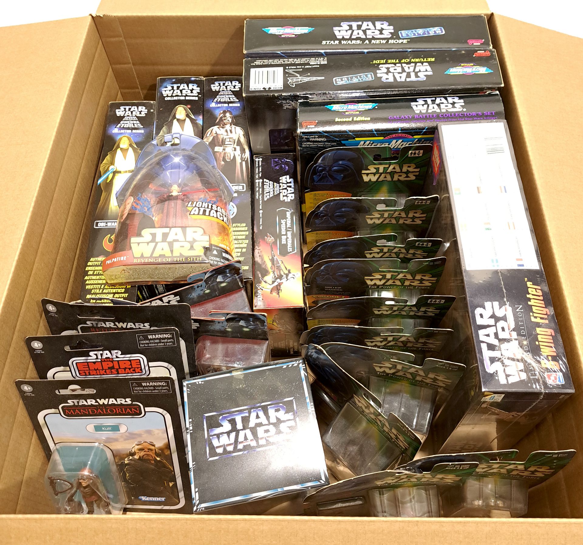 Quantity of Modern Star Wars Collectibles