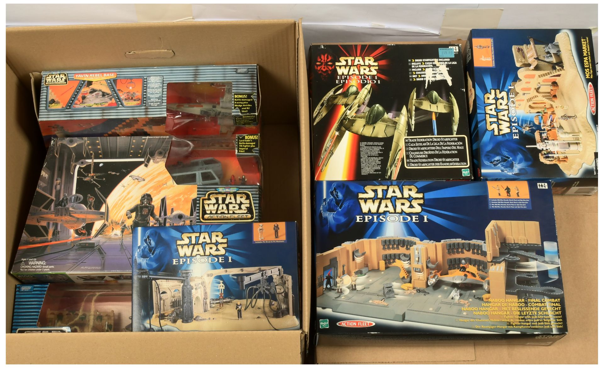 Galoob Star Wars Action Fleet Vehicle & figure Play-sets x 8