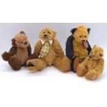 Assortment of artist teddy bears