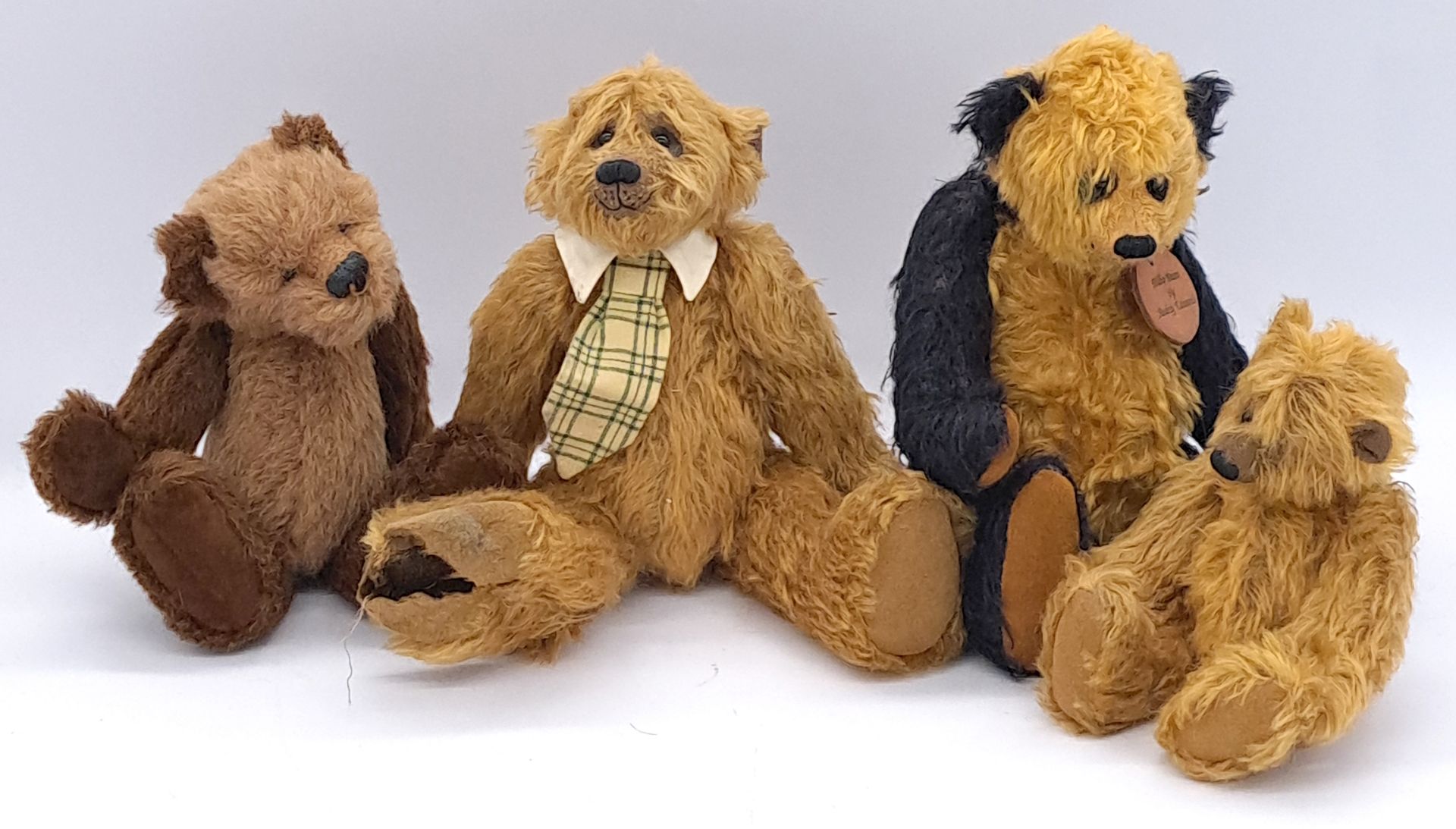 Assortment of artist teddy bears