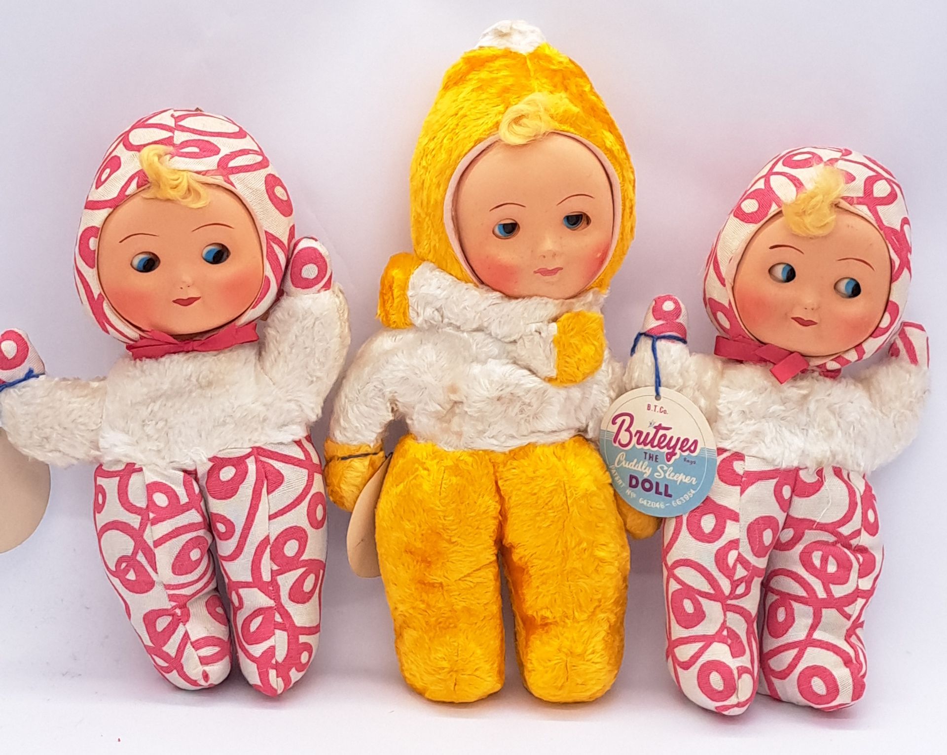 Briteyes trio of sleeper dolls