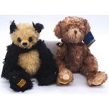 Merrythought pair of mohair teddy bears