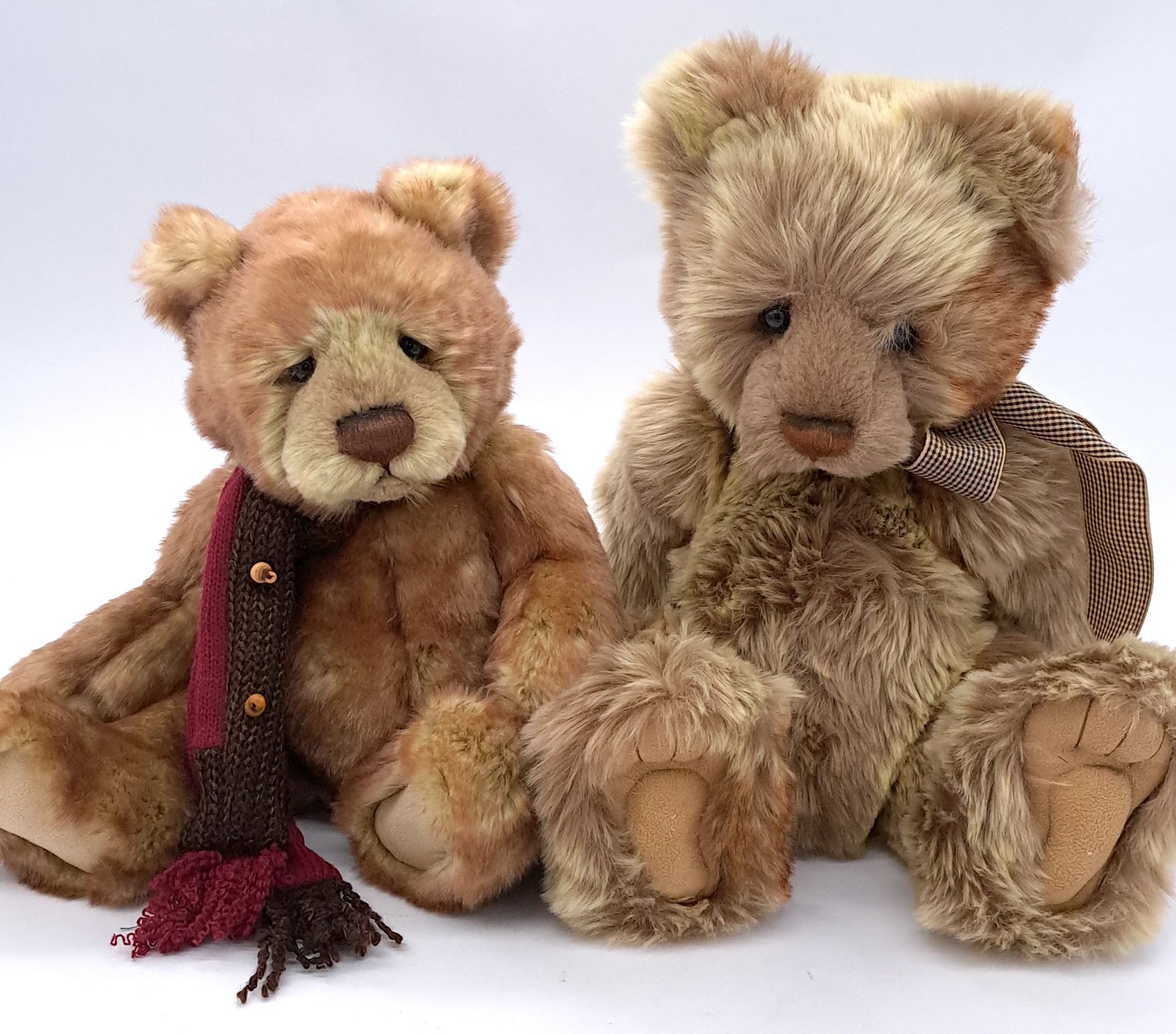 Charlie Bears pair: (1) Adam and (2) Tobias