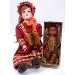 German bisque doll pair