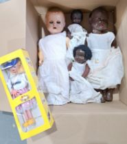 Vintage composition dolls & Pelham Puppet