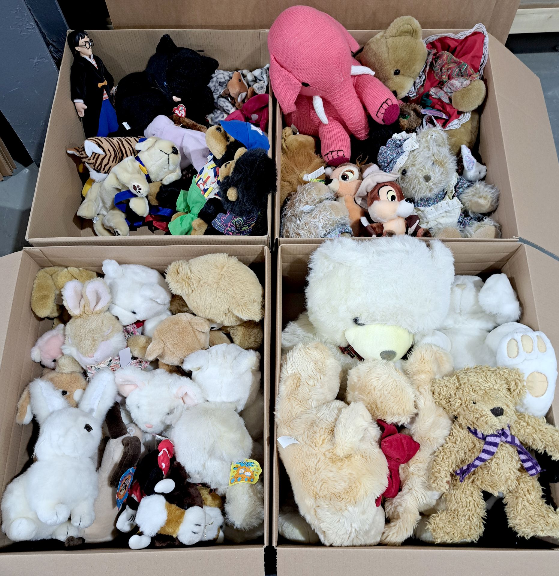 Collection of plush toys