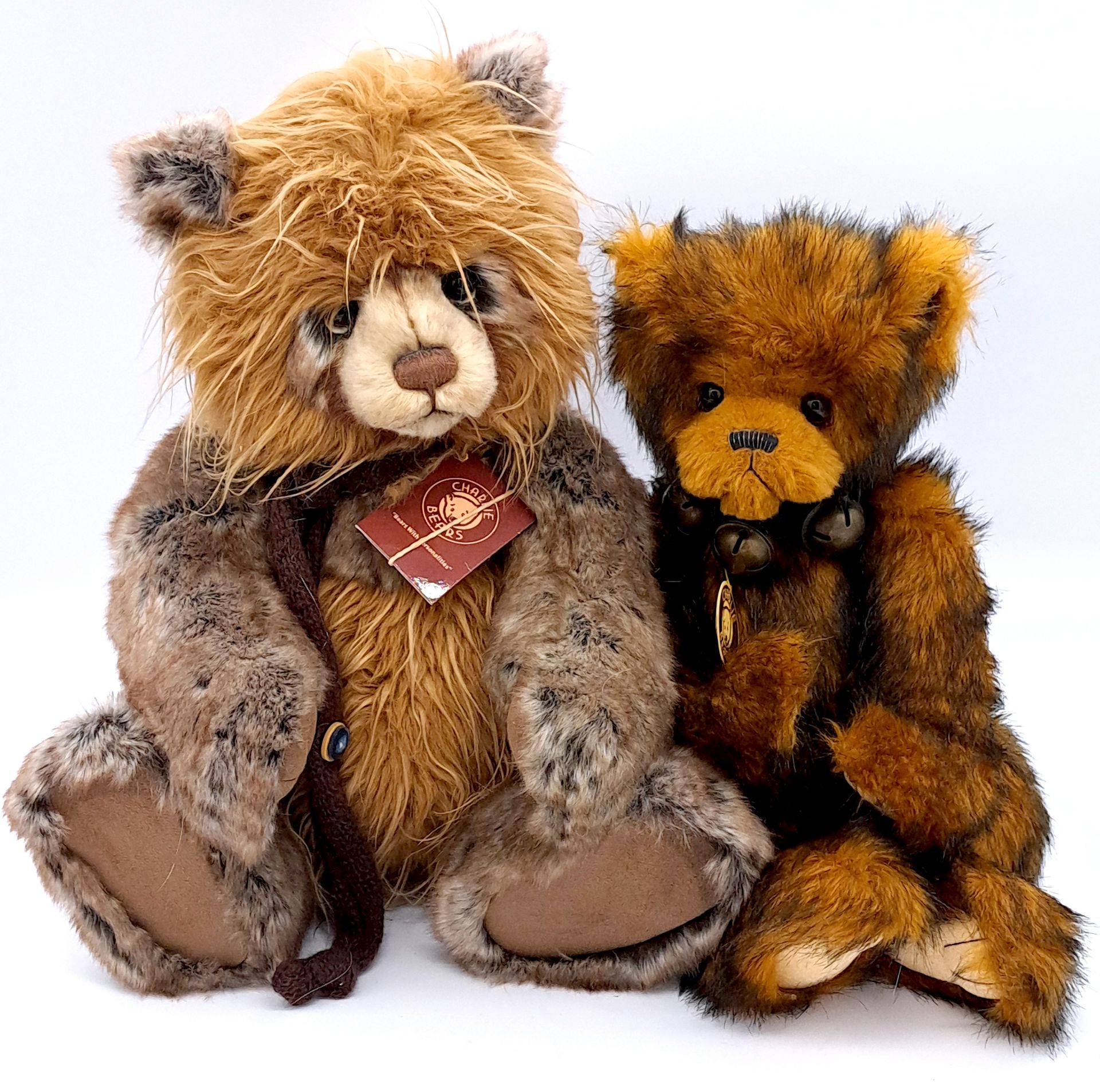 Charlie Bears Pair Scarecrow & Edwin