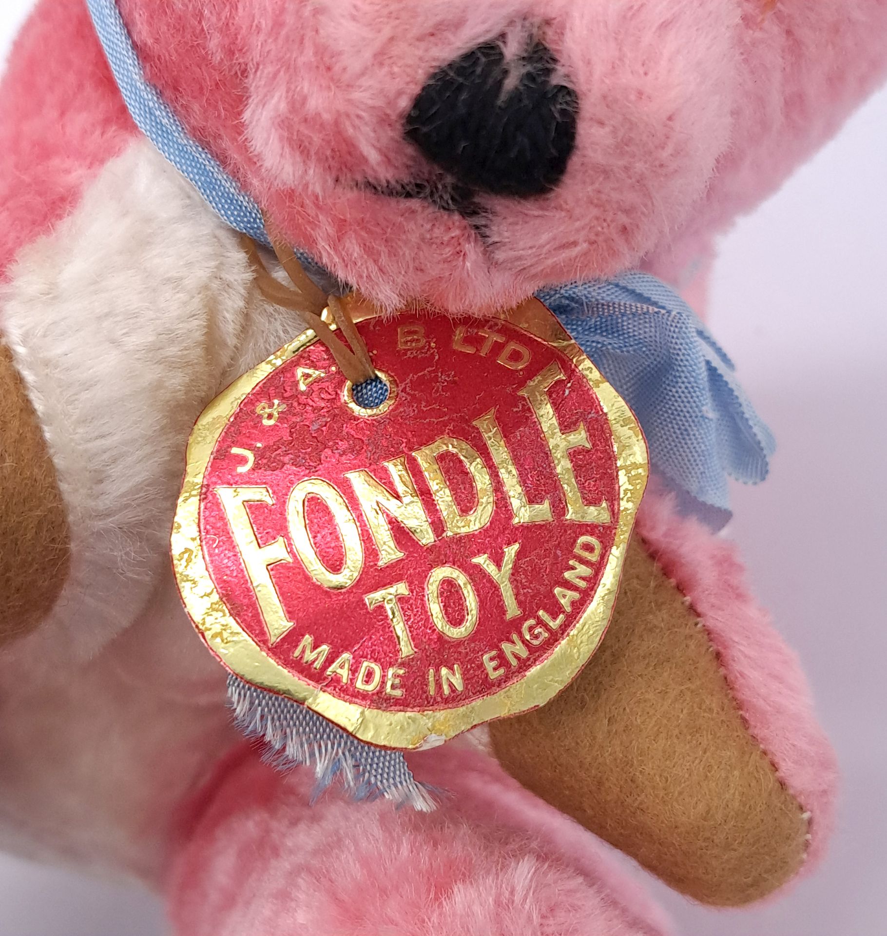 Fondle Toys Ting-a-Ling bear with original paper tag - Image 3 of 3