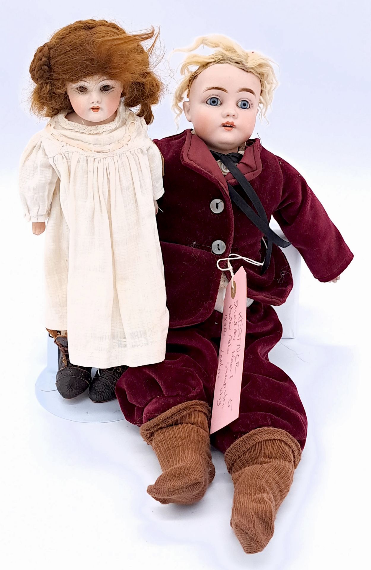 Kestner bisque doll pair