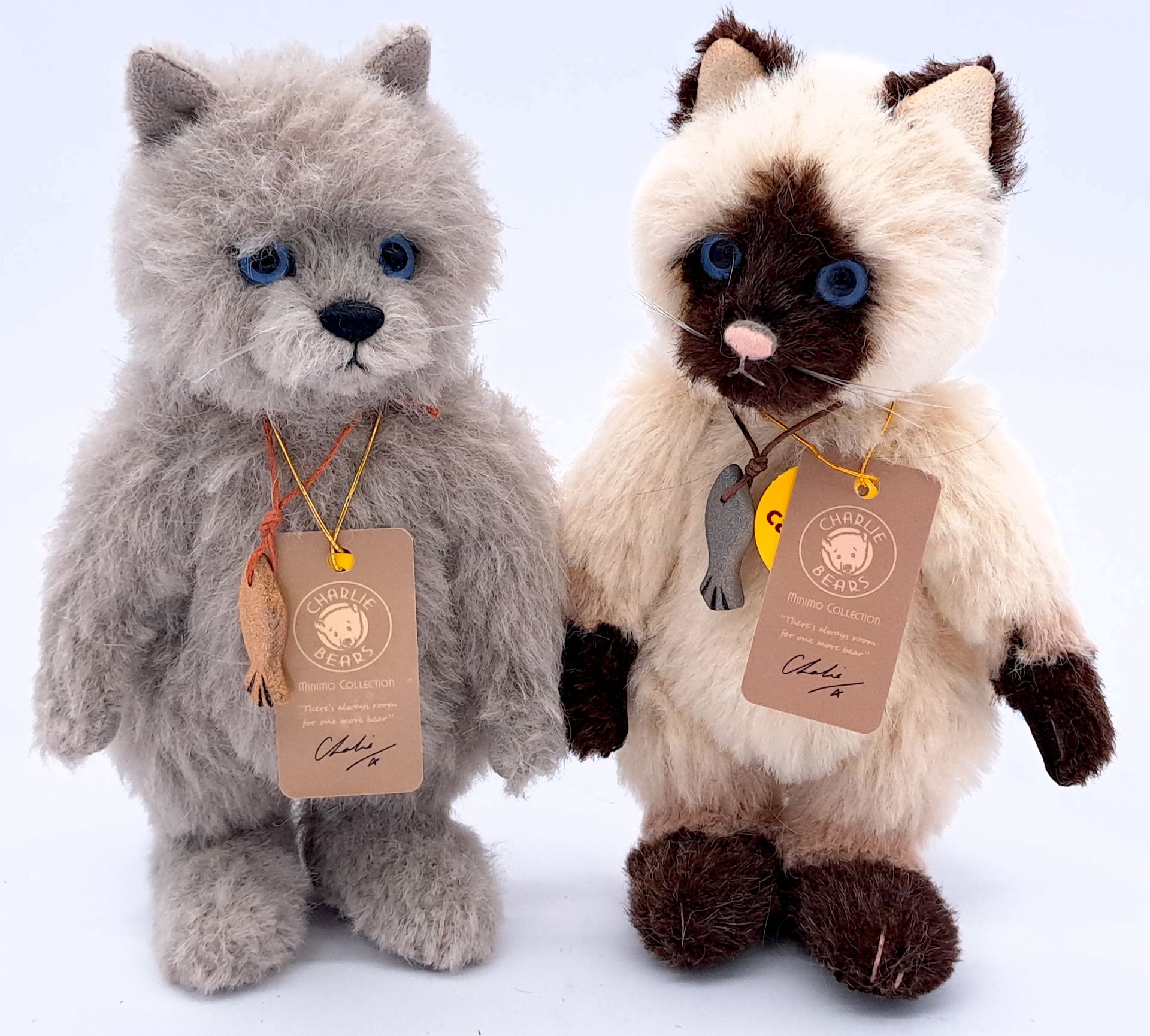 Charlie Bear Minimo cat pair