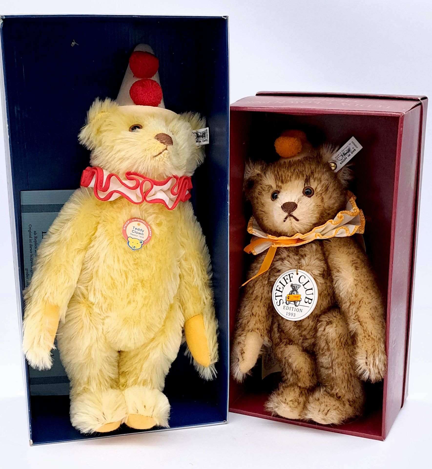 Steiff clown bear pair